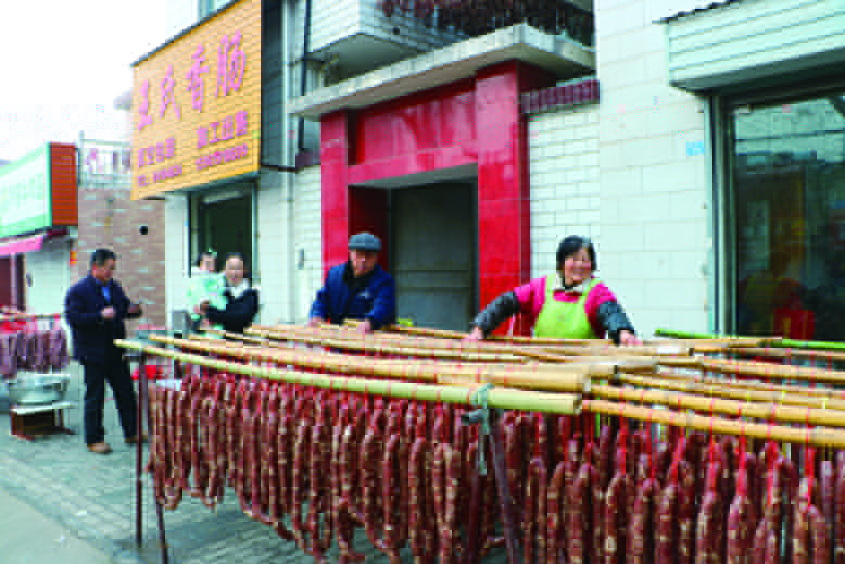 炸肉圓、灌香腸